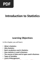 1 Introduction To Statistics