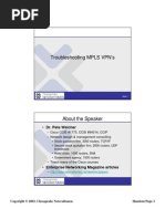 Mpls VPN Tshoot