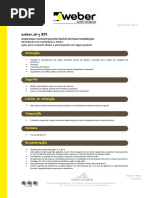 Ficha técnica Weber DRy