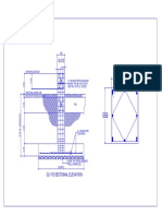 Foundation sectional elevation details