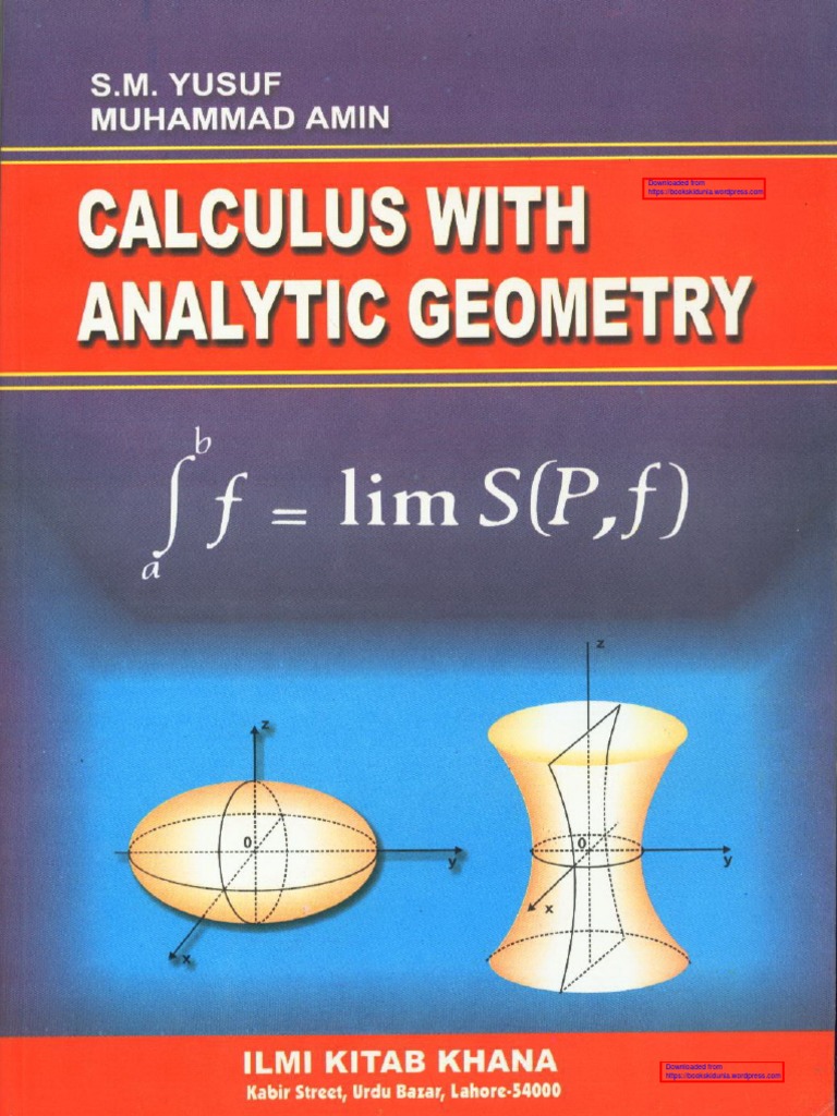 SM Yousaf Calculus Book PDF Download | PDF