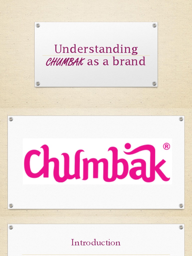 Understanding CHUMBAK As A Brand PDF Advertising Facebook