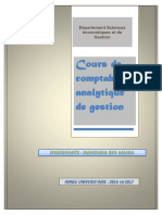 Cours Comptabilite Analytique Gestion Manoubia Ben Amara PDF