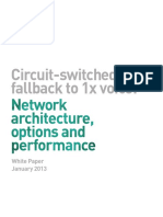 Circuit-Switched Fallback To 1x Voice:: White Paper January 2013