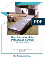Inta Deshidratador Solar Patagonico