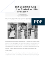 (ARTICLE) HISTORY - Why Isn't Belgium's King Leopold II As Reviled As Hitler or Stalin