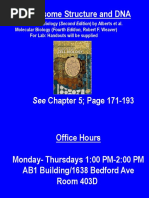 Chromosome Structure and DNA: See Chapter 5 Page 171-193