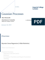 Gaussian Processes: Probabilistic Inference (CO-493)