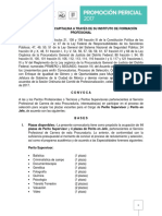 Promoción Procuraduría Capitalina Peritos Supervisor Jefe