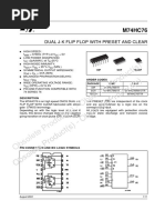 Sn74hc76 J-K Flip Flop