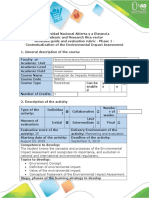 Activities Guide and Evaluation Rubric - Phase 1 - Contextualization of The Environmental Impact Assessment