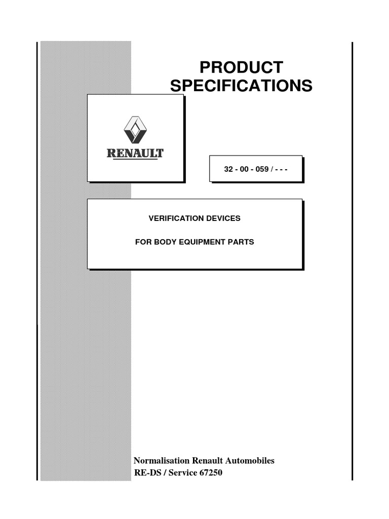 CDC 3200059 Control Gauge PDF Verification And Validation