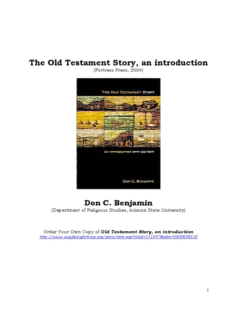 Benjamin, Ot Story PDF Bible Old Testament picture