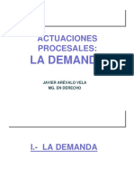 4 Unidad.- Actuaciones Procesales- La Demanda