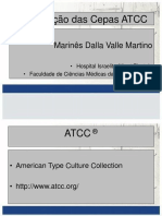 Manutenção cepas ATCC