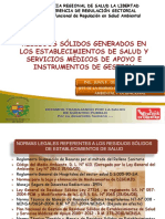 Ing. Juan F. Desposorio Carnero: Jefe de La Unidad de Regulacion en Salud Ambiental Y Ocupacional