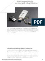 Cómo Reparar Una Memoria USB Dañada - Solución en 3 Pasos