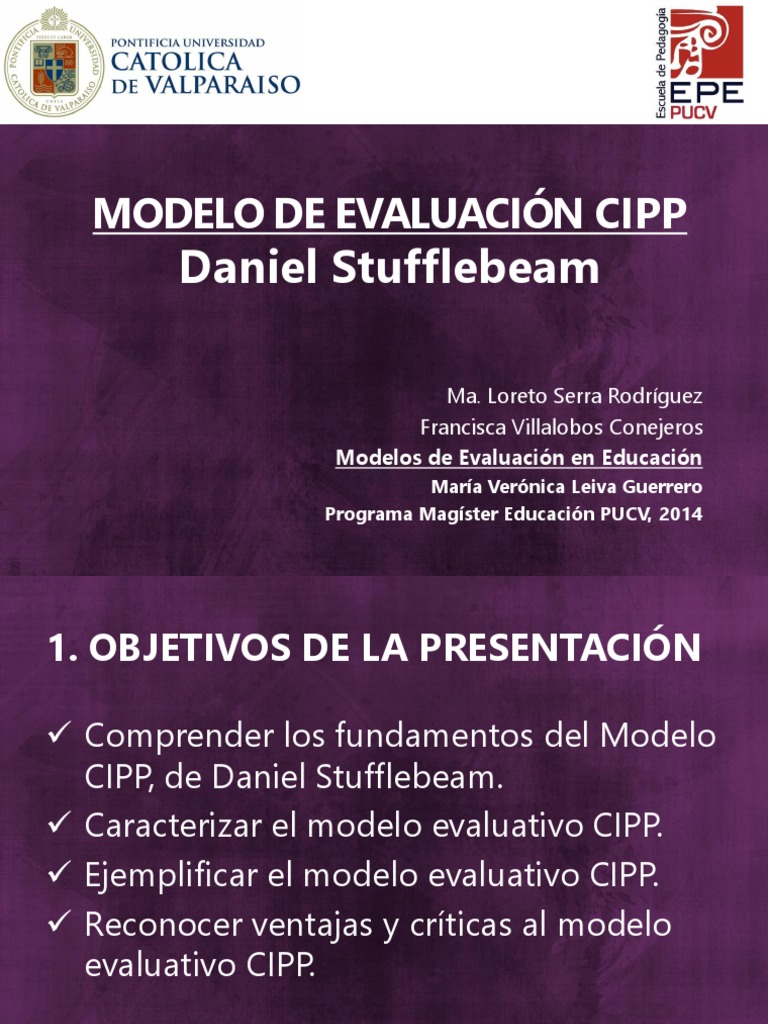 Modelo de Stufflebeam | PDF | Evaluación | Planificación