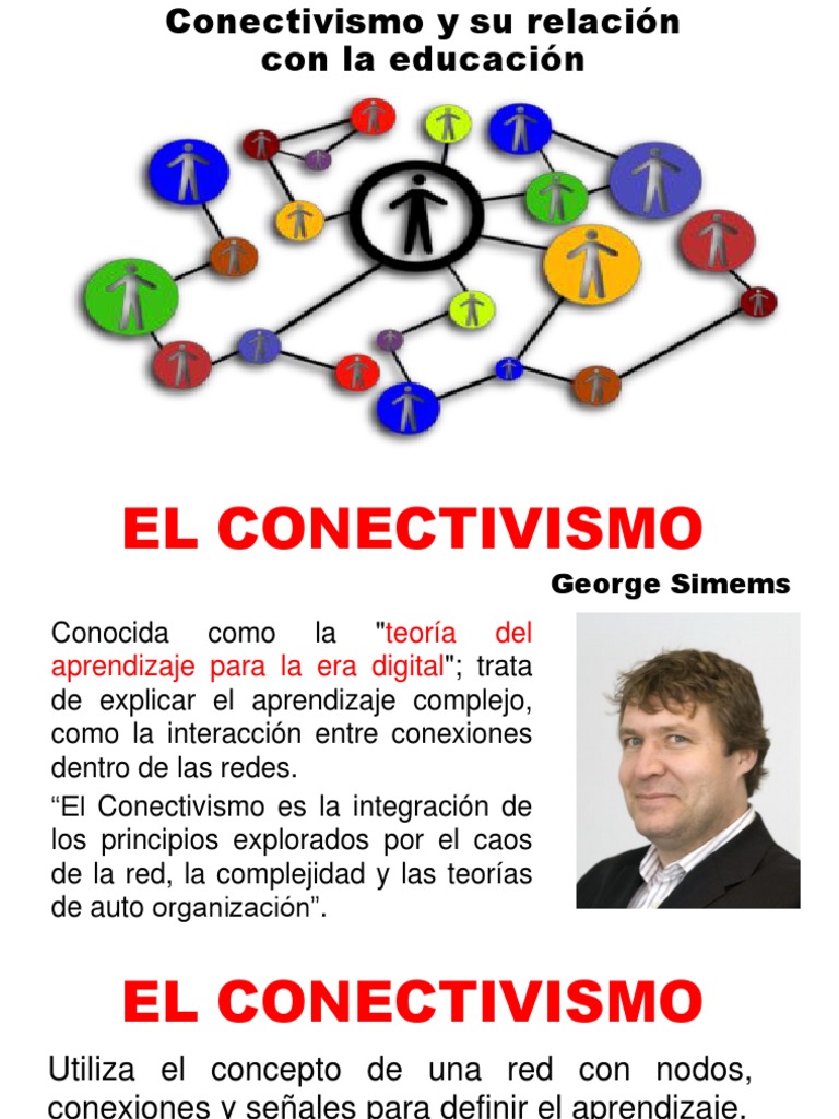 Conectivismo: Teoría de Aprendizaje Digital | PDF | Ciencias sociales ...