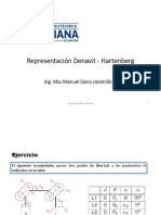 Representación Denavit - Hartenberg: Ing. MSC Manuel Dario Jaramillo