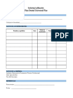 Solicitud afiliacion plan dental (universal) version Excel.pdf