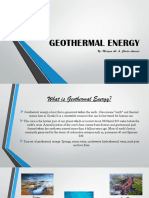 Geothermal Energy: By: Maryam Ali & Charise Amoroso
