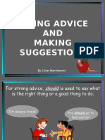 Giving Advice and Making Suggestions