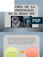 Historia de La Psicopatologia en El Siglo Xix