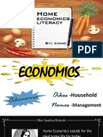 Economics Literacy: By: KMMD