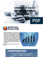 The Evolution of Social and Political Institution