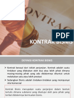 KONTRAK BISNIS