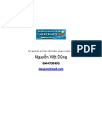 Nguyễn Việt Dũng: For questions and more information, please contact me