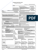 Form Vendor Master Data