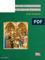 ORLANDIS, J., Historia de Las Instituciones de La Iglesia Catolica. Cuestiones Fundamentales, 2003 PDF