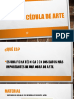 Ccedula de arte