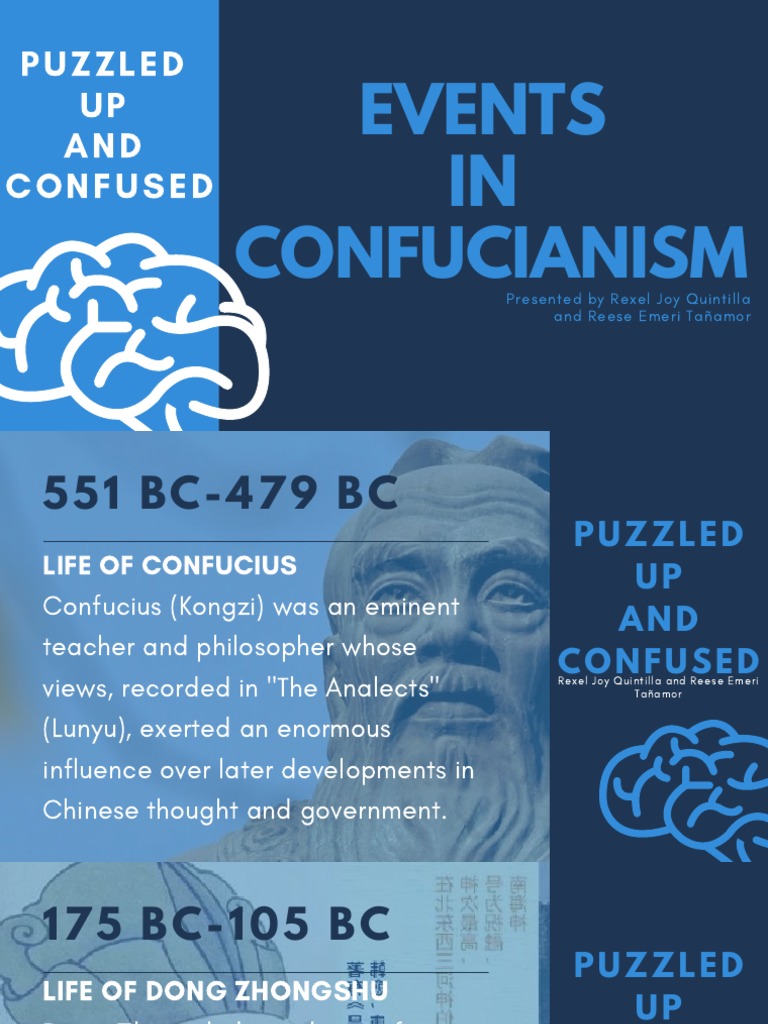 Events in Confucianism PDF PDF Chinese Philosophy Confucianism