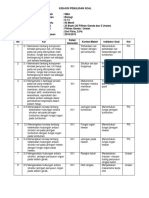 Kisi-Kisi Soal Biologi Xi