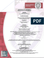 Certificación Bureau Veritas 2018