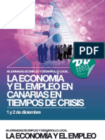 La Economia y El Empleo en Canarias en Tiempos de Crisis