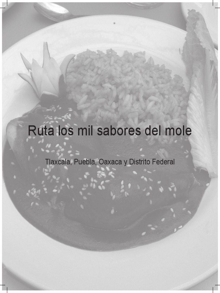 Ruta de Los Mil Sabores Del Mole PDF | PDF | Parilla | Maíz