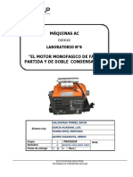 Motor monofásico de fase partida y doble condensador