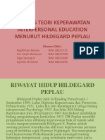 Analisis Teori Keperawatan Interpersonal Education Menurut Hildegard Peplau