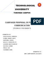 Cebu Technological University: Campaign Proposal in Purposive Communication