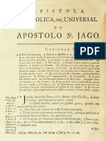 Novo Testamento Almeida 1693 - Epístola Universal de Tiago