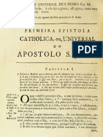 Novo Testamento Almeida 1693 - As Três Epístolas Universais de João, A Epístola Universal de Judas E O Apocalipse (Revelação) de João