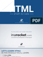 Learn html5 Start 5min PDF