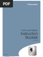 Instruction Booklet: Front Load Washer