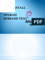 Menginstall Sistem Operasi Berbasis Text
