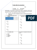 Prueba Taller de Matemáticas