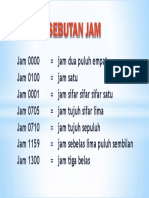 Konversi jam ke bentuk kata